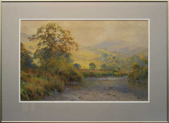 Дьюкейн Элла Мари, Лэмплоу Огастес Осборн, Линас-Грэй Джон Абернети, Вард Кирилл, Палмер Гарольд Саттон, Пайн Томас, Ханнафорд Чарльз Эдвард. Лот из шестнадцати акварелей